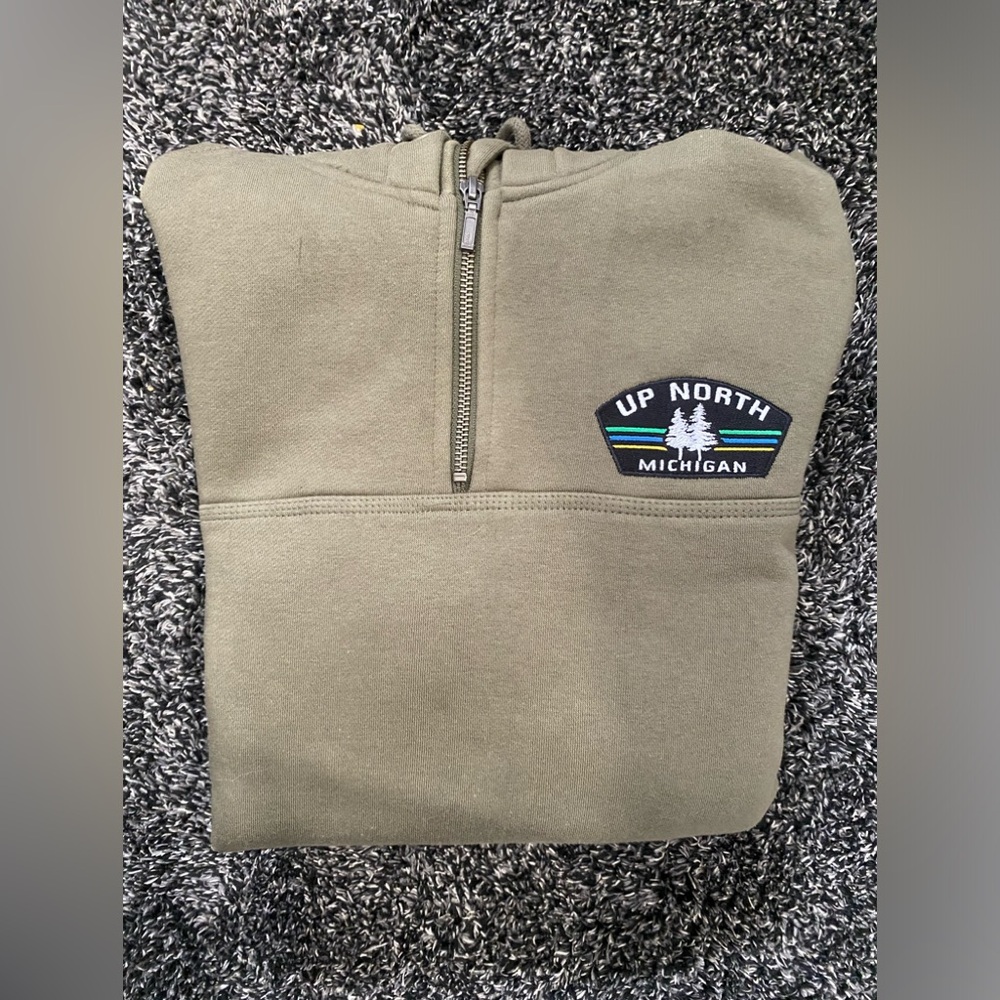 Up North Michigan Quarter Zip Hoodie - Picture 2 of 6